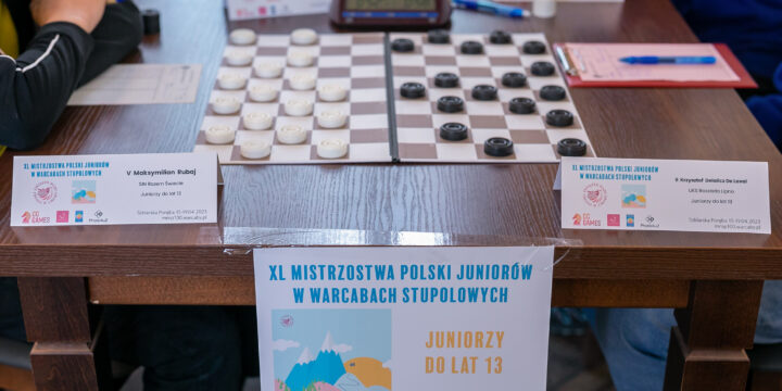 Wystartowały XL Mistrzostwa Polski Juniorów w warcabach stupolowych